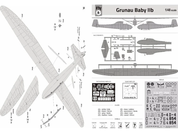 Szybowiec Grunau Baby IIb 48031 Fly