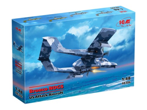 Samolot North American Rockwell Bronco NOGS US Attack Aircraft 48306 ICM