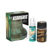 Verdigris Effect tekstura efekt patyny AK11265 AK Interactive