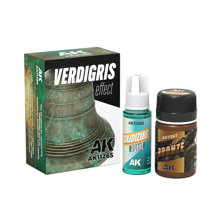 Verdigris Effect tekstura efekt patyny AK11265 AK Interactive
