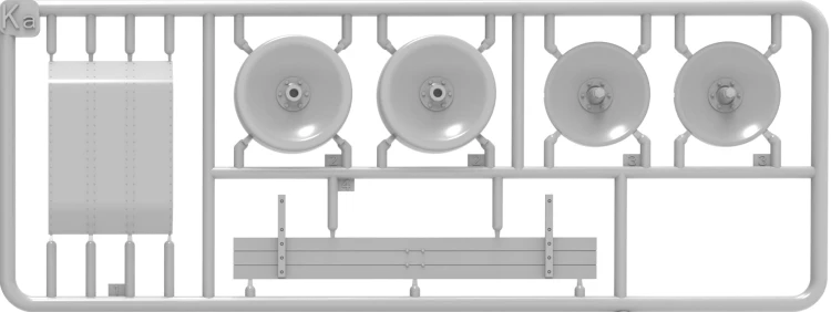 Przyczepa Sonderanhanger Ost 1.5t. German Cargo Trailer 35487 MiniArt