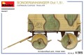 Przyczepa Sonderanhanger Ost 1.5t. German Cargo Trailer 35487 MiniArt
