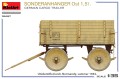 Przyczepa Sonderanhanger Ost 1.5t. German Cargo Trailer 35487 MiniArt
