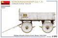 Przyczepa Sonderanhanger Ost 1.5t. German Cargo Trailer 35487 MiniArt