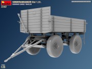 Przyczepa Sonderanhanger Ost 1.5t. German Cargo Trailer 35487 MiniArt