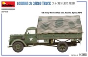 Ciężarówka wojskowa Opel Blitz 3t 3,6-36S Late Production 35459 MiniArt