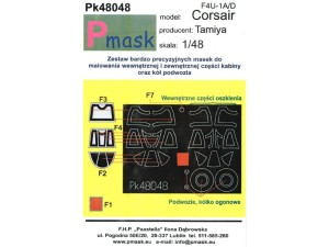 Maski do samolotu Vought F4U-1A/D Corsair