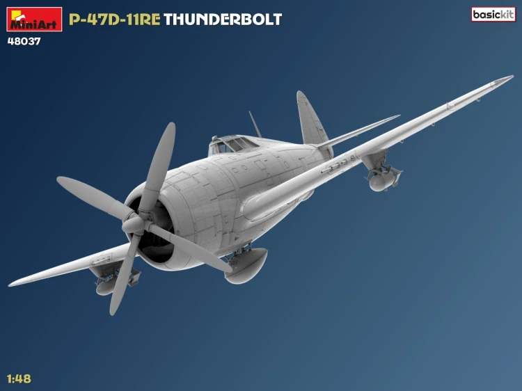 Samolot Republic P-47D-11RE Thunderbolt 48037 MiniArt