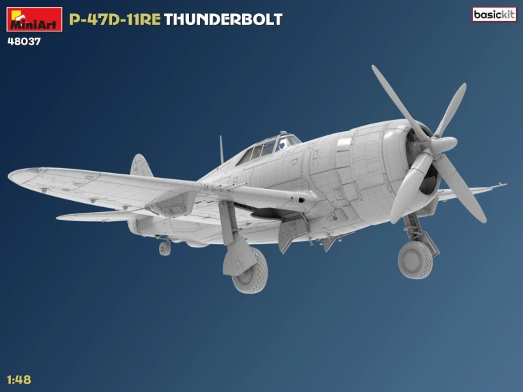 Samolot Republic P-47D-11RE Thunderbolt 48037 MiniArt