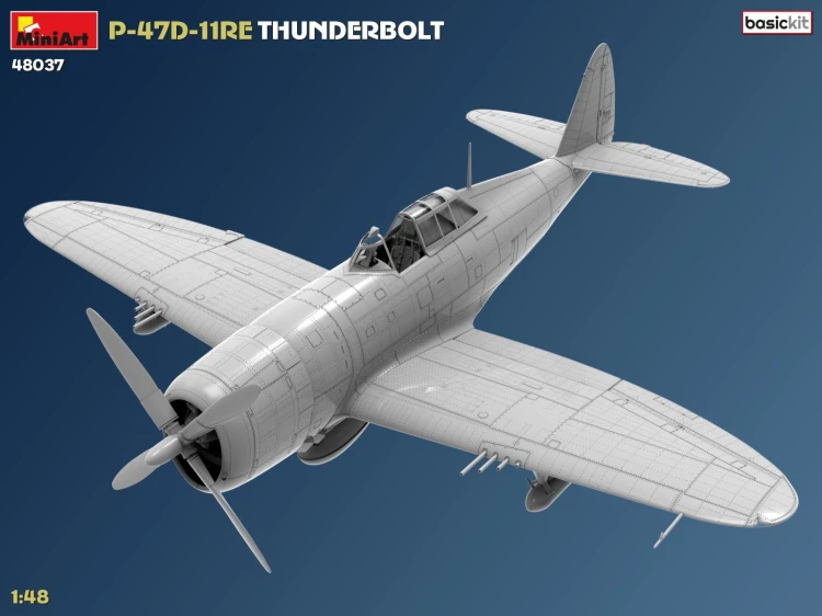 Samolot Republic P-47D-11RE Thunderbolt 48037 MiniArt