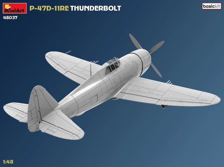 Samolot Republic P-47D-11RE Thunderbolt 48037 MiniArt