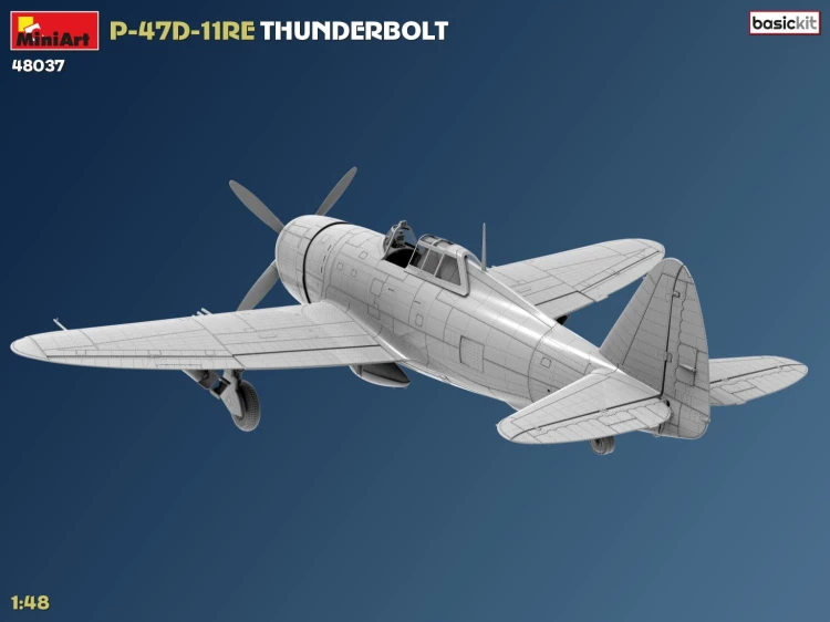 Samolot Republic P-47D-11RE Thunderbolt 48037 MiniArt