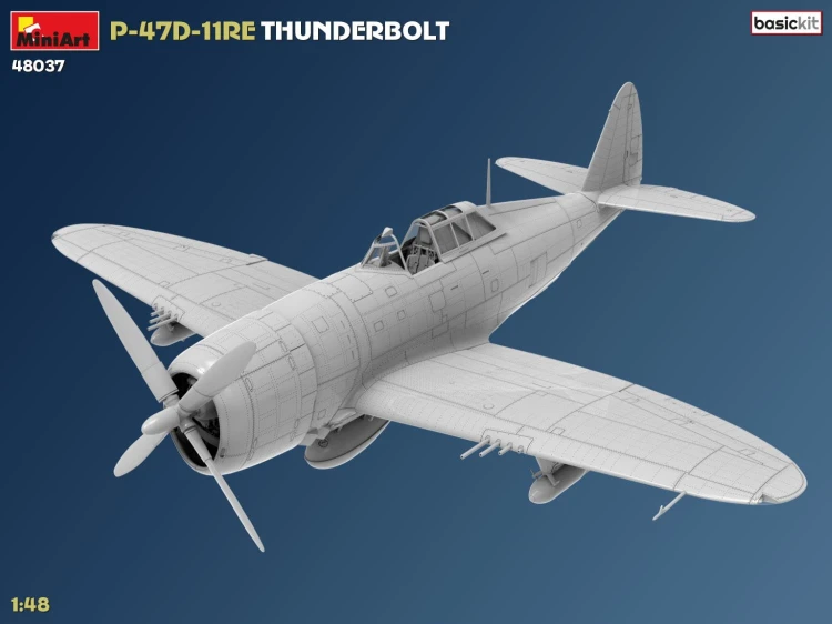 Samolot Republic P-47D-11RE Thunderbolt 48037 MiniArt
