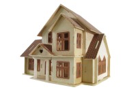 Wiejski domek składanka drewniana puzzle 3D G-AH004 Sea-Land