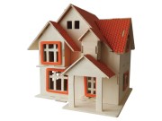 Domek z gankiem składanka drewniana puzzle 3D G-AH002 Sea-Land