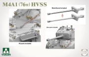 Czołg M4A1 (76w) HVSS & M1 Super Sherman & US Army Tank Crewman 2205W Takom
