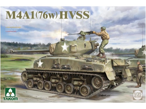 Czołg Sherman M4A1 (76w) HVSS 2205 Takom