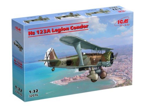 Samolot Henschel Hs 123A Legion Condor 32016 ICM