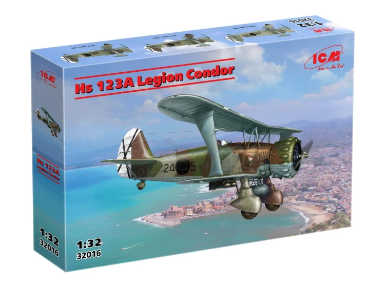 Samolot Henschel Hs 123A Legion Condor 32016 ICM
