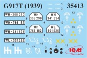 Ciężarówka wojskowa G917T Truppenluftschutzwagen 35408 ICM