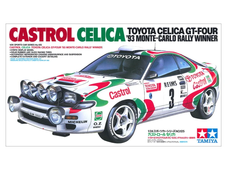 Toyota Celica GT-Four 1993 Monte Carlo 24125 Tamiya