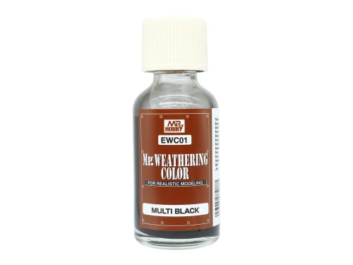 Wash farba olejna Mr.Weathering Color Multi Black EWC01 Mr.Hobby