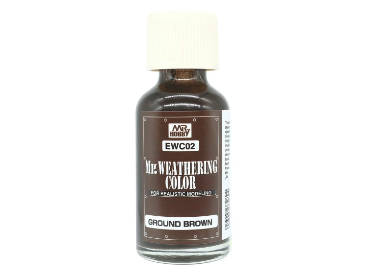 Wash farba olejna Mr.Weathering Color Ground Brown EWC02 Mr.Hobby