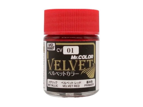 Farba metaliczna Mr.Color Velvet Red Metallic CV01 Mr.Hobby