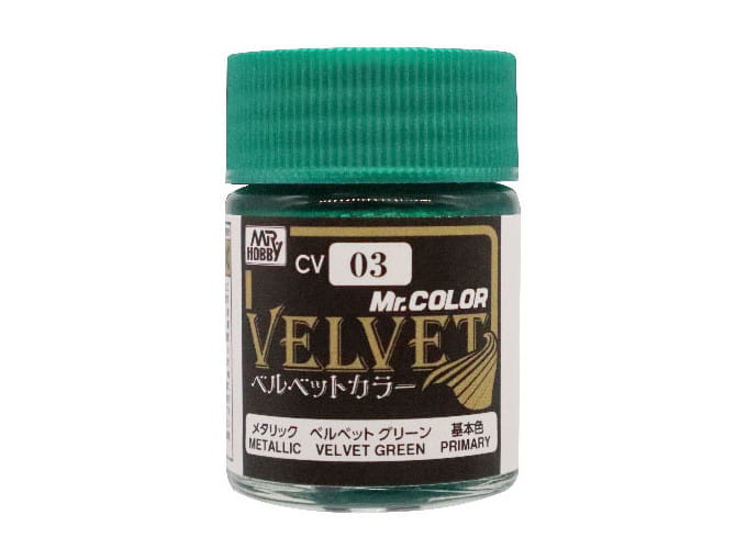 Farba metaliczna Mr.Color Velvet Green Metallic CV03 Mr.Hobby