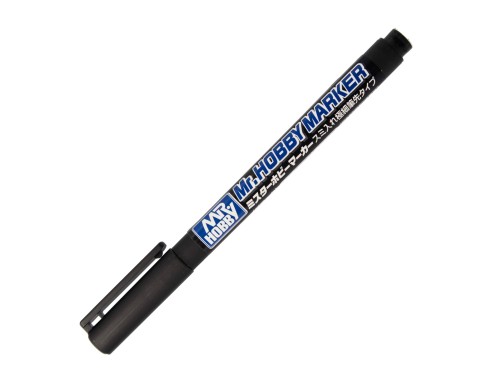 Mr.Hobby Marker Super Fine Tip Brush Pen for Panel Line Black CM101 Mr.Hobby