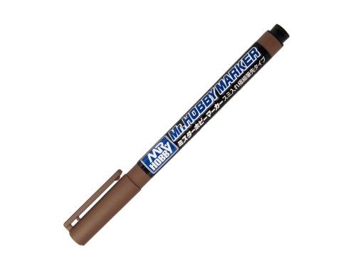 Mr.Hobby Marker Super Fine Tip Brush Pen for Panel Line Brown CM103 Mr.Hobby