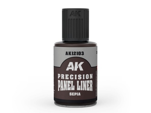 AK Precision Panel Liner Sepia AK12103 AK Interactive