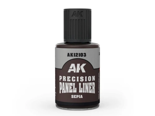 AK Precision Panel Liner Sepia AK12103 AK Interactive