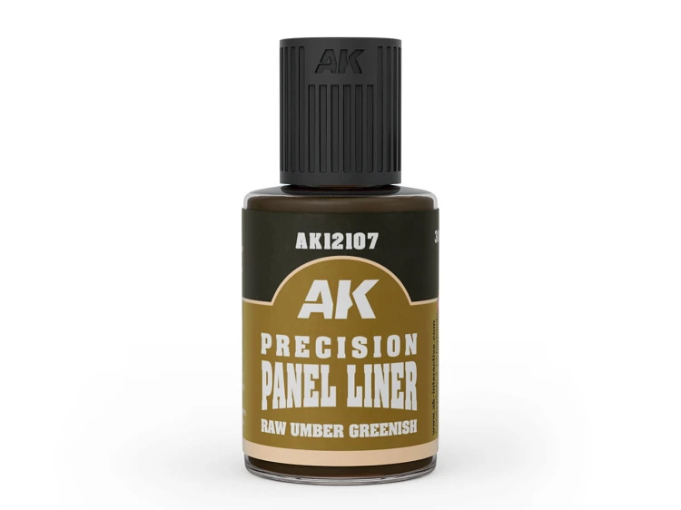 AK Precision Panel Liner Raw Umber Greenish AK12107 AK Interactive