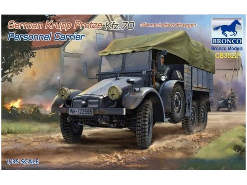 Krupp Protze Kfz.70 Mannschaftskraftwagen Personal Carrier CB35221 Bronco