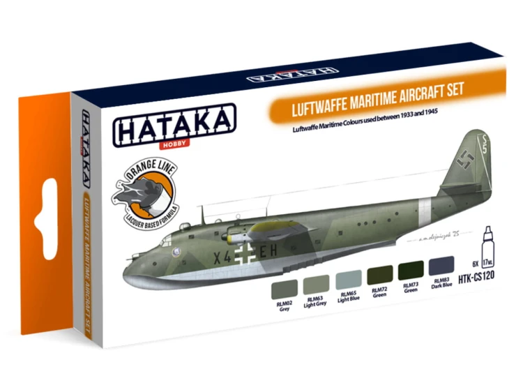 Zestaw farb celulozowych Luftwaffe Maritime Aircraft HTK-CS120 Hataka