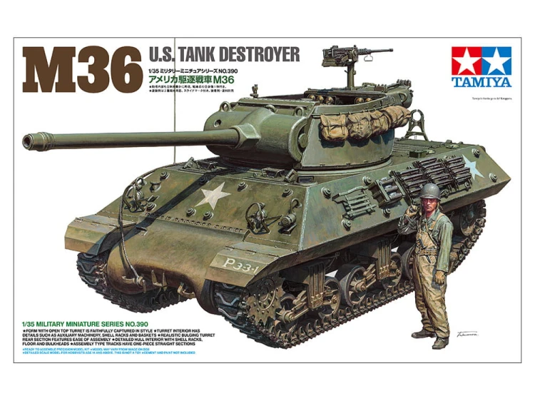 Niszczyciel czołgów U.S. Tank Destroyer M36 35390 Tamiya
