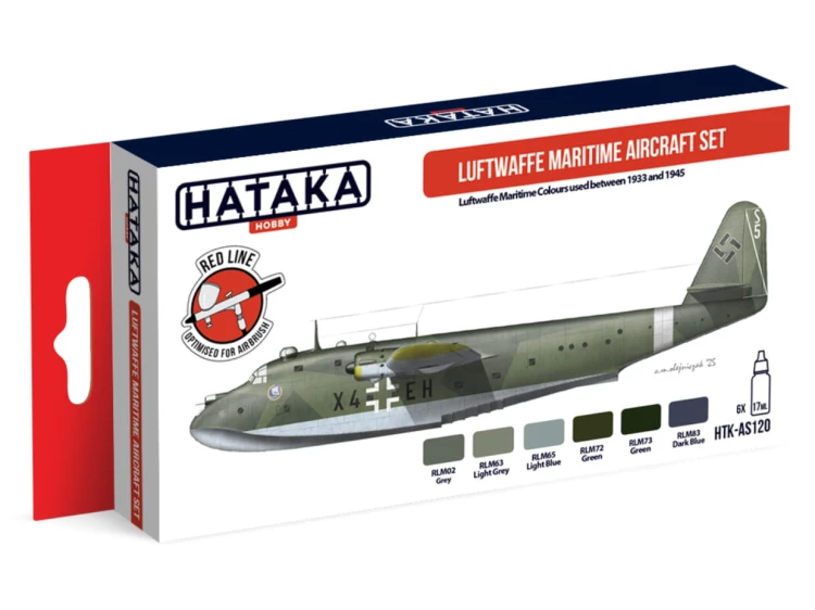 Zestaw farb akrylowych Luftwaffe Maritime Aircraft HTK-AS120 Hataka
