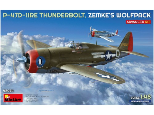 Samolot Republic P-47D-11RE Thunderbolt Zemke's Wolfpack 48034 MiniArt