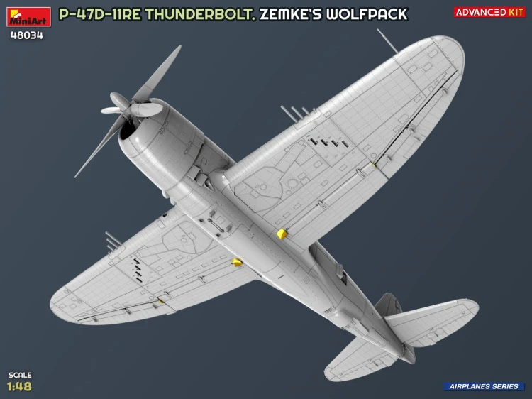 Samolot Republic P-47D-11RE Thunderbolt Zemke's Wolfpack 48034 MiniArt