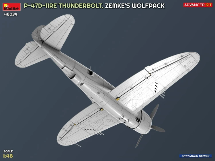 Samolot Republic P-47D-11RE Thunderbolt Zemke's Wolfpack 48034 MiniArt