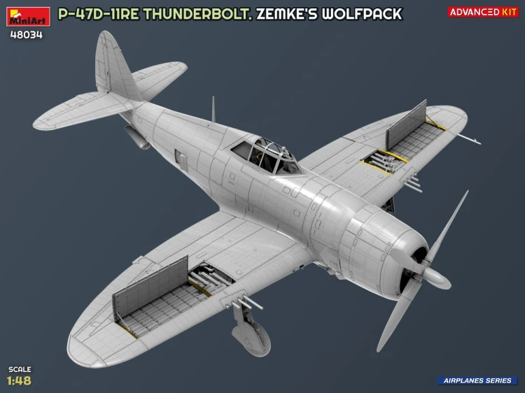 Samolot Republic P-47D-11RE Thunderbolt Zemke's Wolfpack 48034 MiniArt