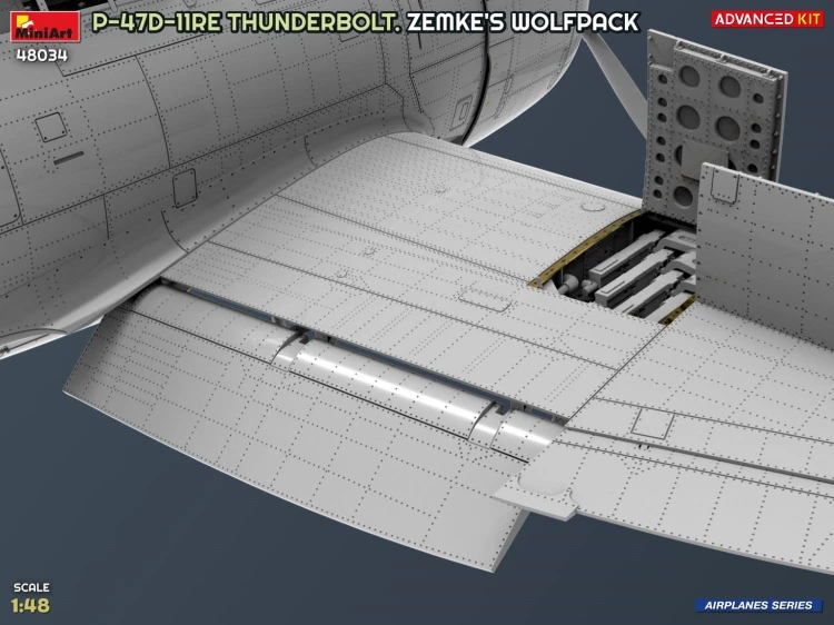 Samolot Republic P-47D-11RE Thunderbolt Zemke's Wolfpack 48034 MiniArt