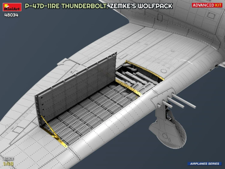 Samolot Republic P-47D-11RE Thunderbolt Zemke's Wolfpack 48034 MiniArt