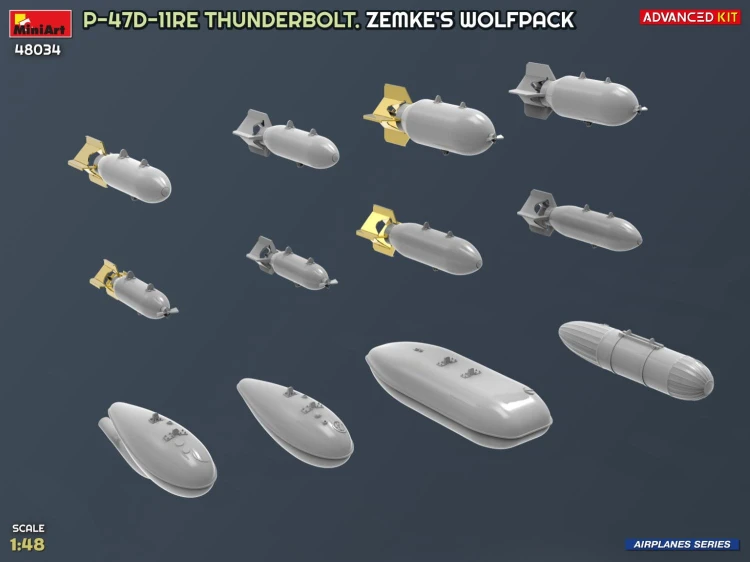 Samolot Republic P-47D-11RE Thunderbolt Zemke's Wolfpack 48034 MiniArt