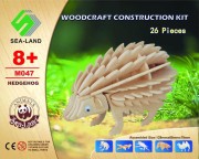 Jeż składanka drewniana puzzle 3D M047 Sea-Land