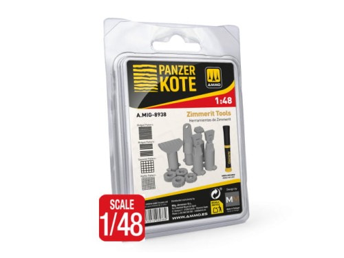 Aplikator Panzer Kote Zimmerit Tools 1:48 A.MIG-8938 AMMO Mig Jimenez