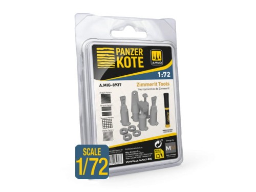 Aplikator Panzer Kote Zimmerit Tools 1:72 A.MIG-8937 AMMO Mig Jimenez