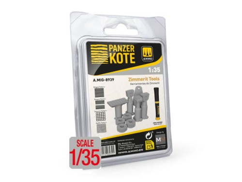 Aplikator Panzer Kote Zimmerit Tools 1:35 A.MIG-8939 AMMO Mig Jimenez