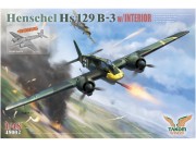 Samolot Henschel Hs 129 B-3 w/Interior 48002 Takom